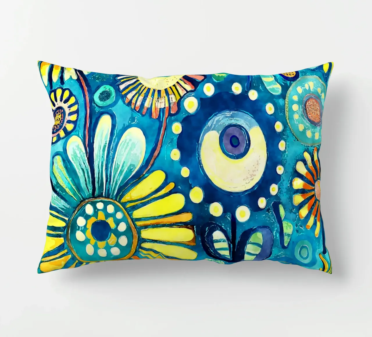 Denti di leone divertenti cuscino da Botanical Pattern House