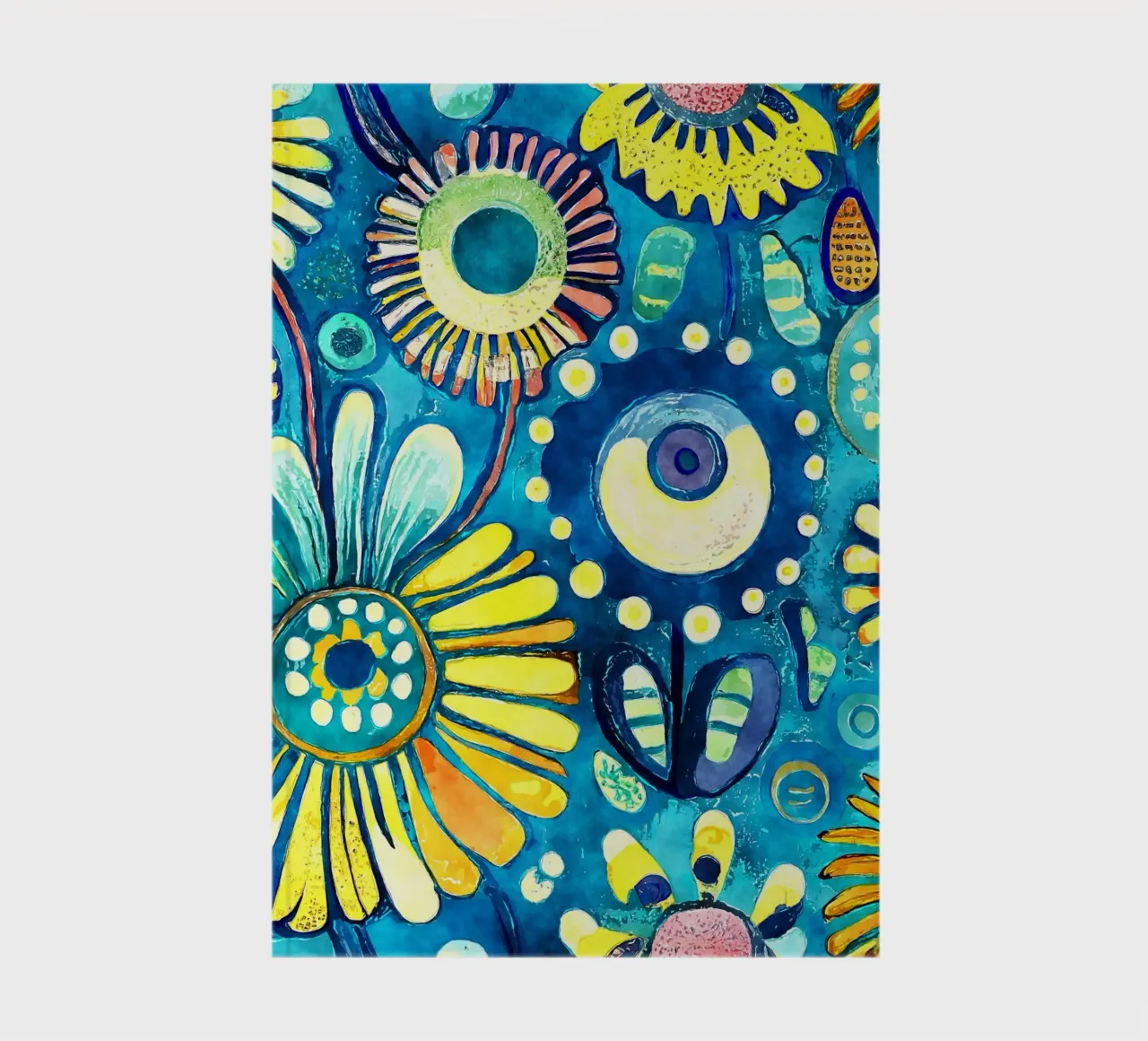 Funky Dandelions notebook by Botanical Pattern House