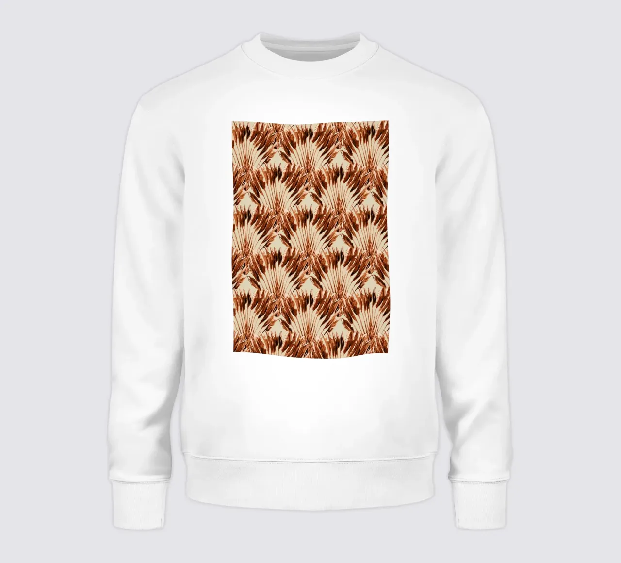 Madagascar Travellers Palm Terracotta Rood felpa da Femke Zwaan