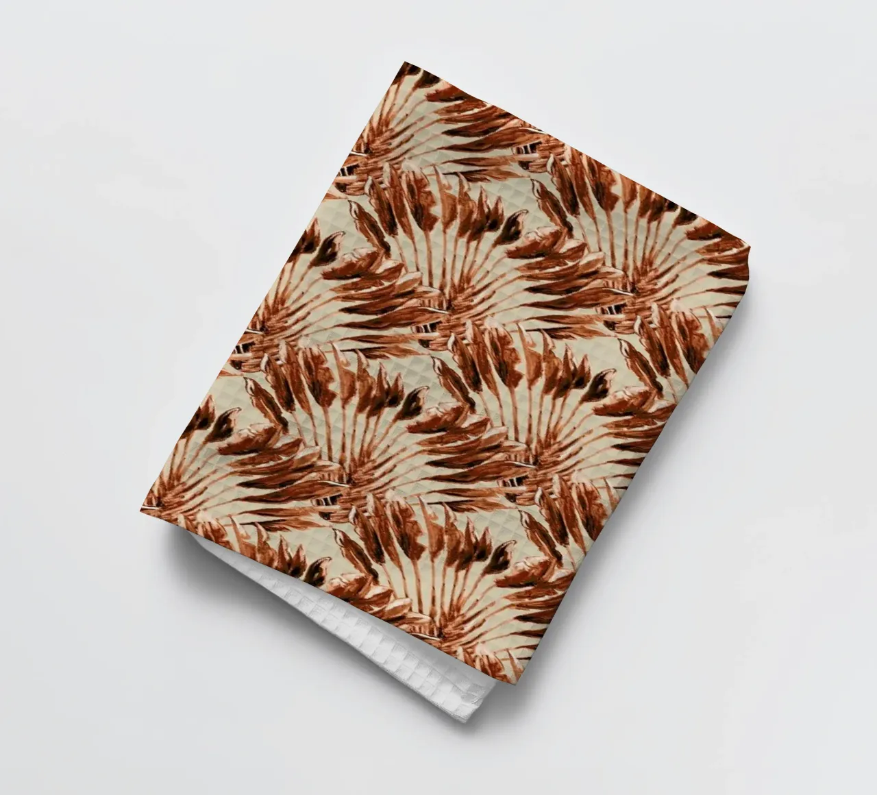 Madagascar Travellers Palm Terracotta Rood canovaccio da cucina da Femke Zwaan