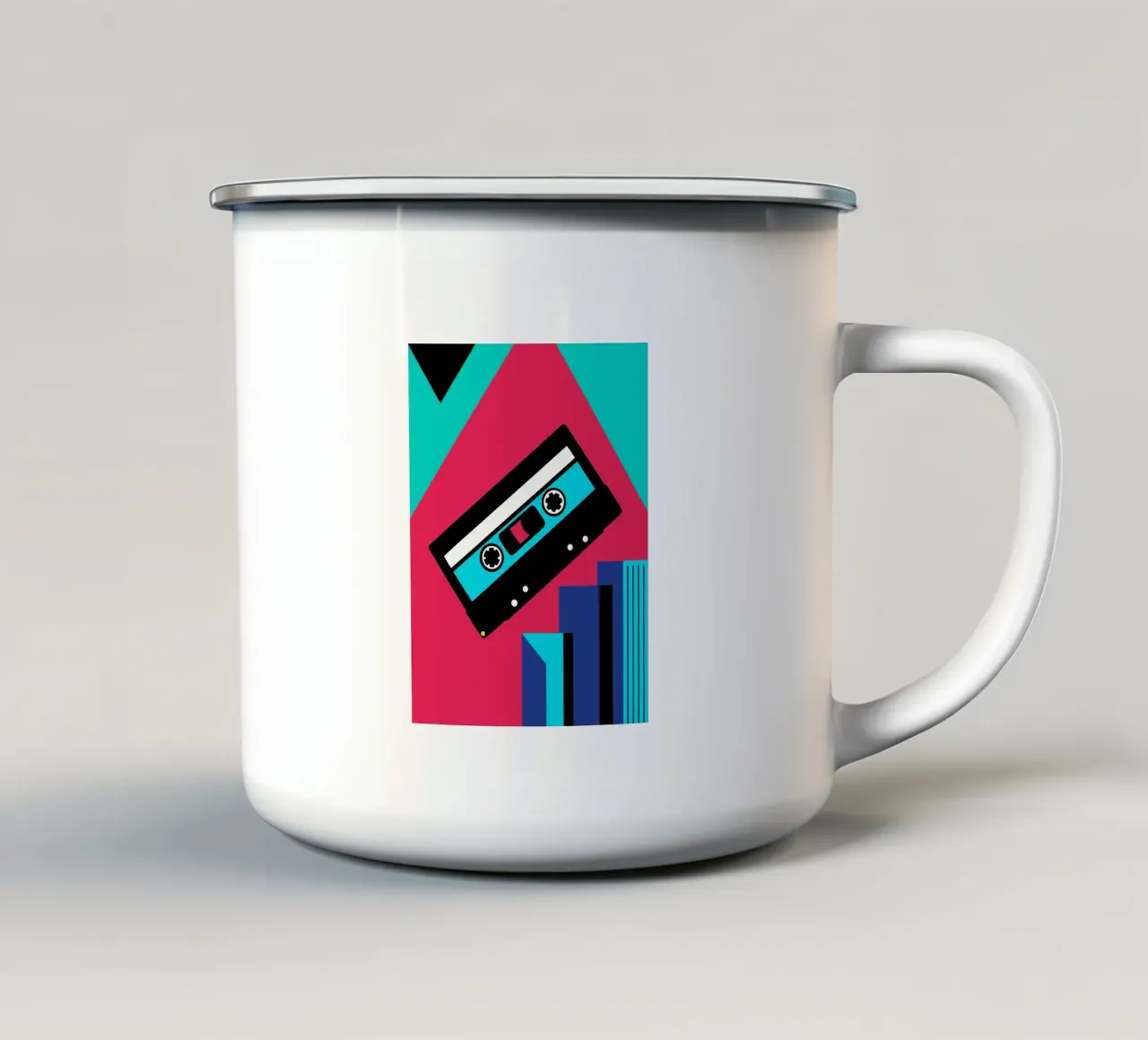 Cassette tazza in smalto da LOOK DIFFERENT