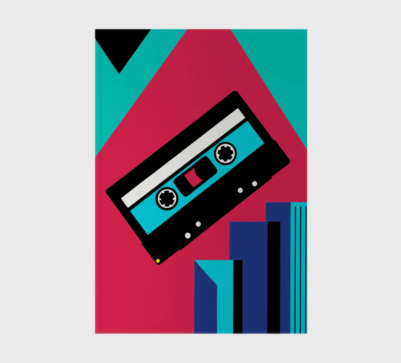 Cassettes notebook by LOOK DIFFERENT