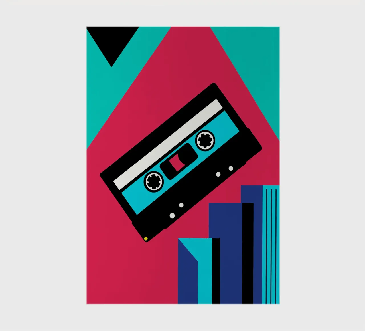 Cassettes notebook by LOOK DIFFERENT