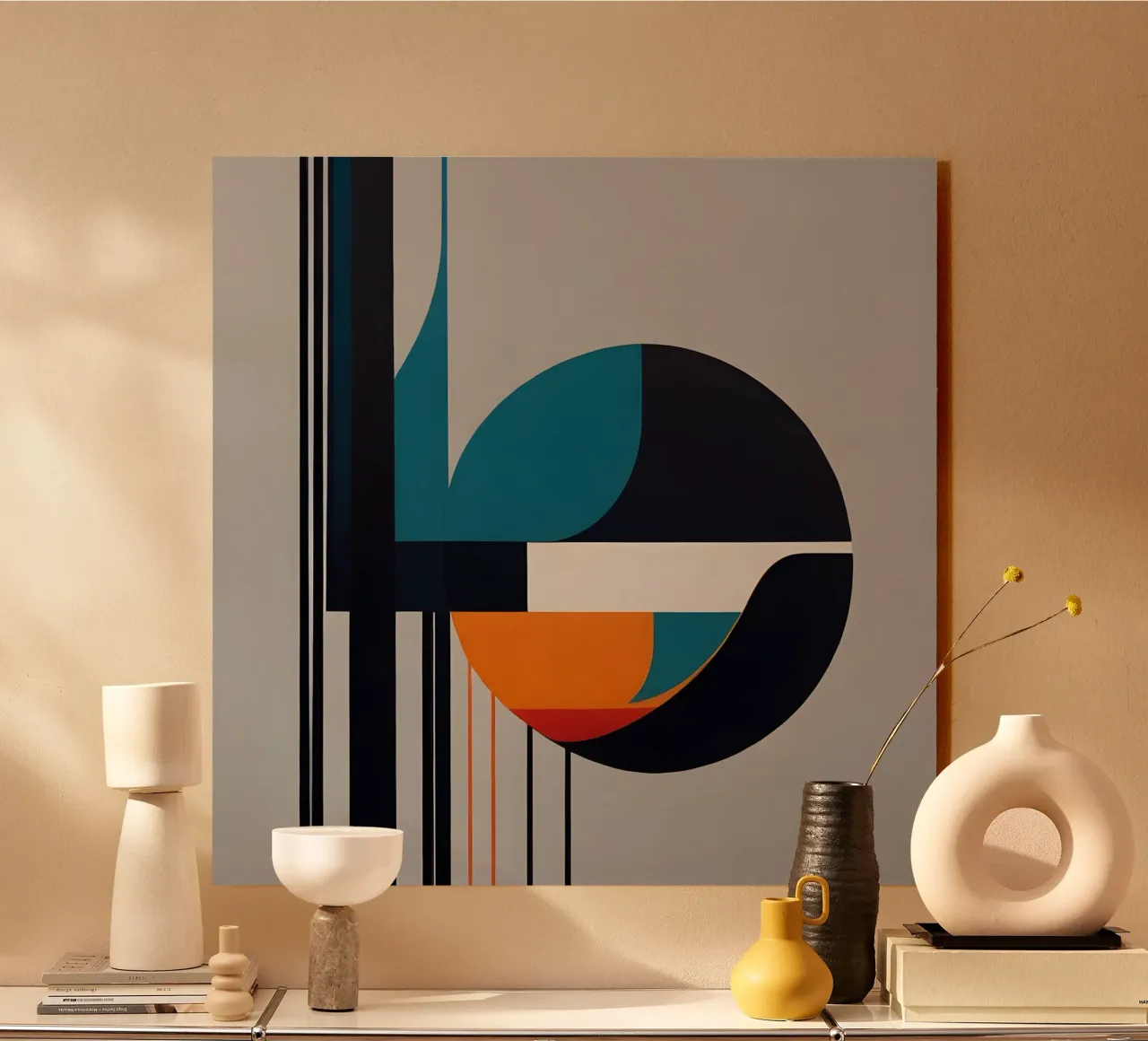 Abstrakte Kugel alu-dibond by kosinsart.gallery