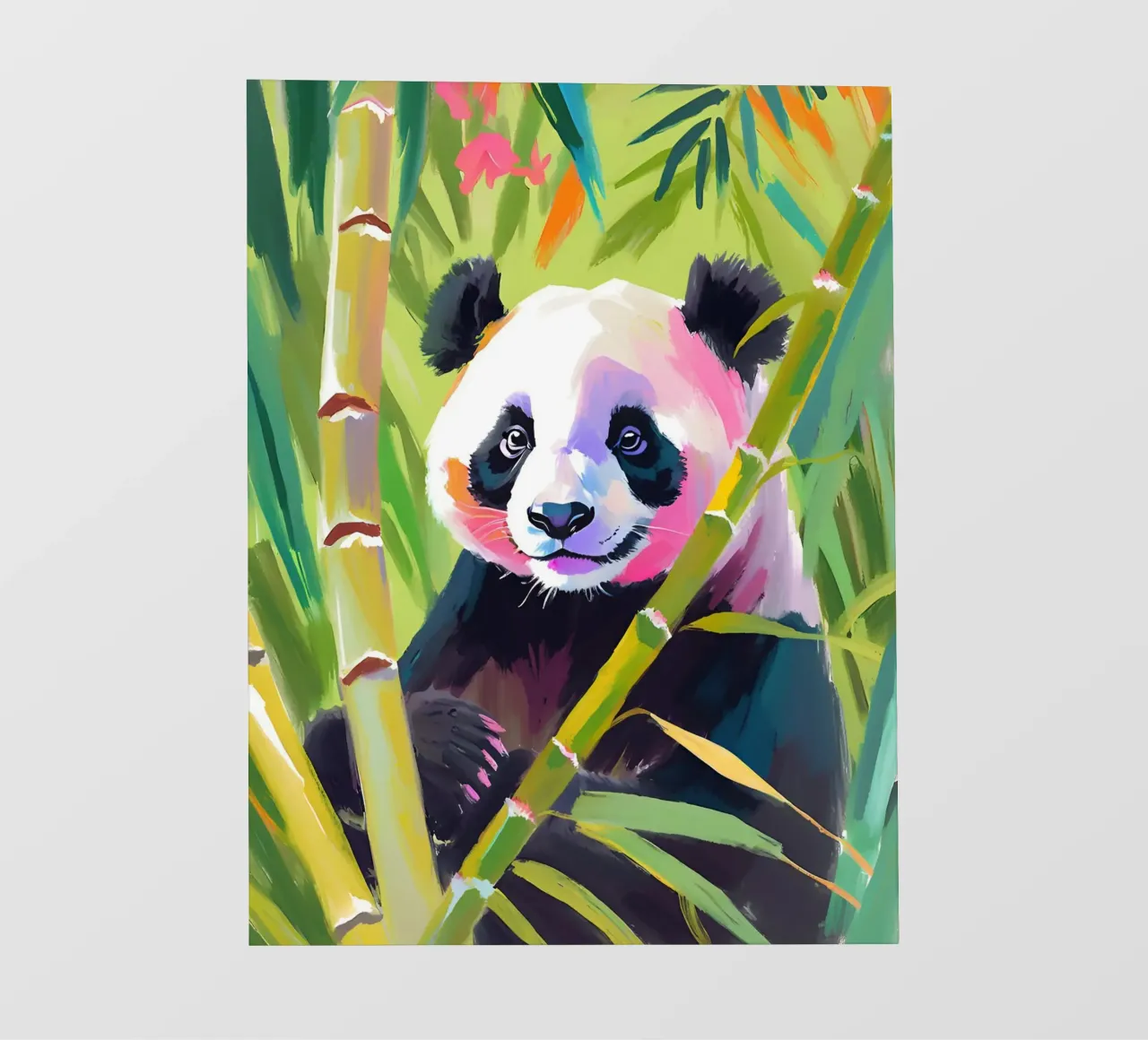 🌿🐼 Panda | Felicità della foresta di bambù telo in pvc da Trinkets NL Design Studio