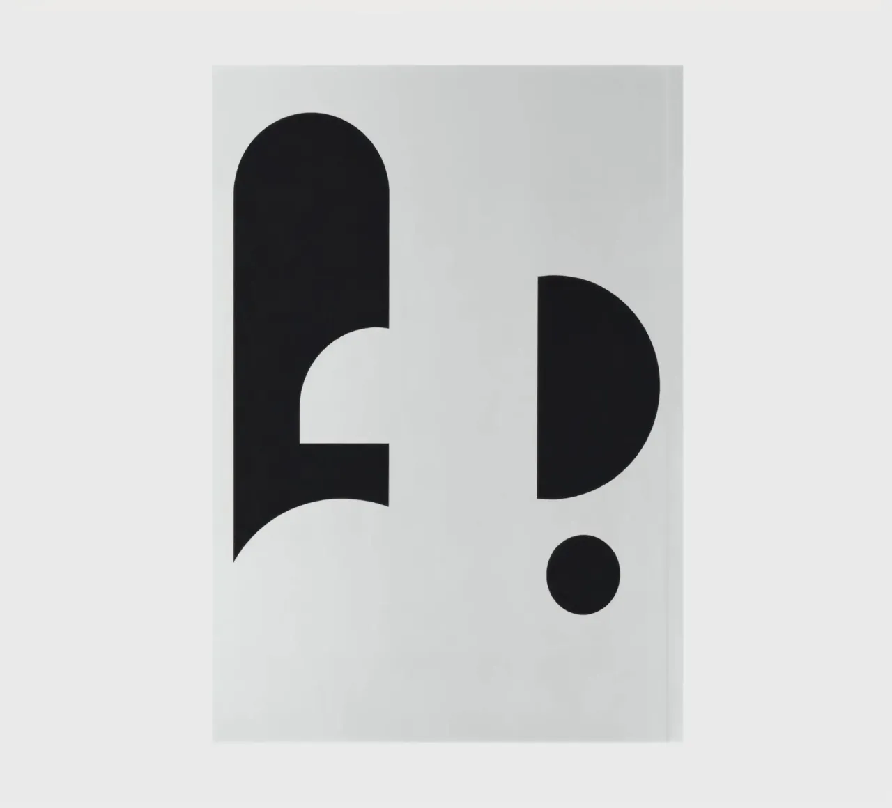 Dessin abstrait de formes noires sur fond blanc carnet de notes de DesignDoodle