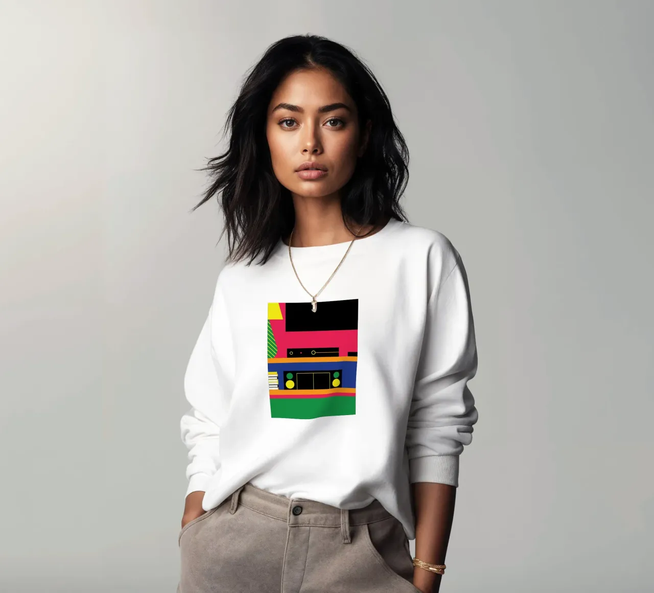 Audioanlage Sweatshirt von LOOK DIFFERENT