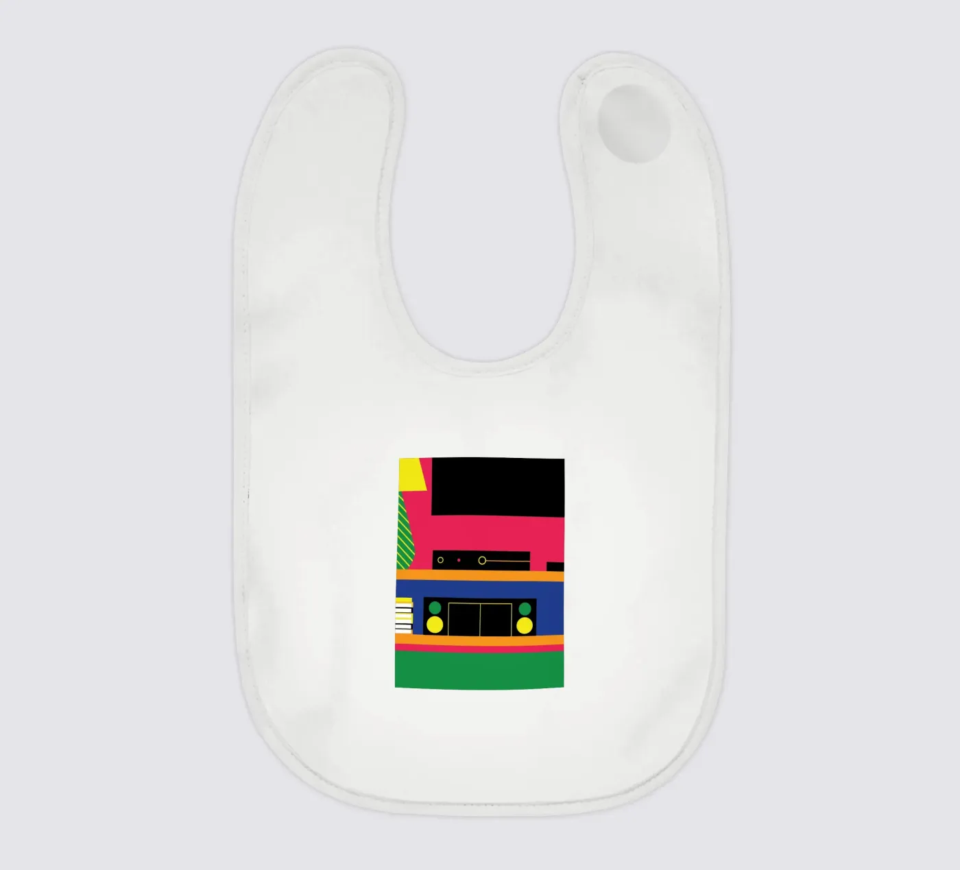 Audio System baby bib by LOOK DIFFERENT