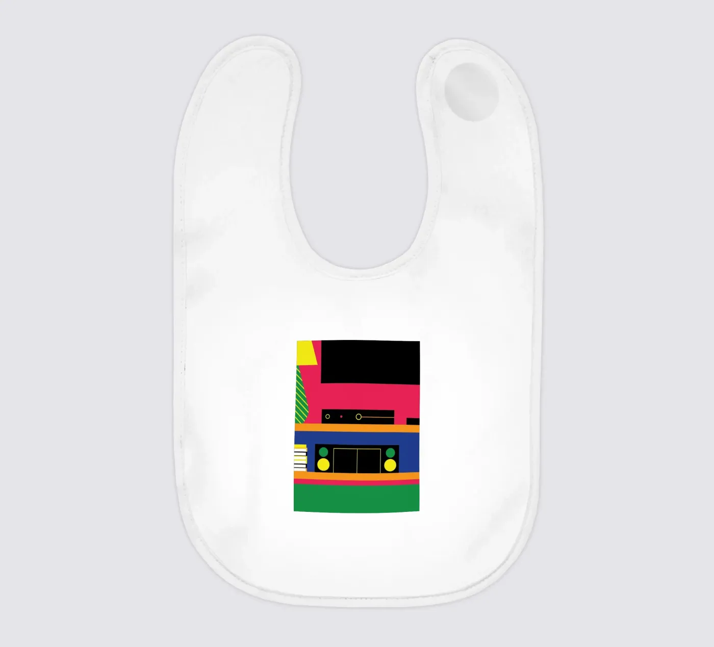 Audio System baby bib by LOOK DIFFERENT
