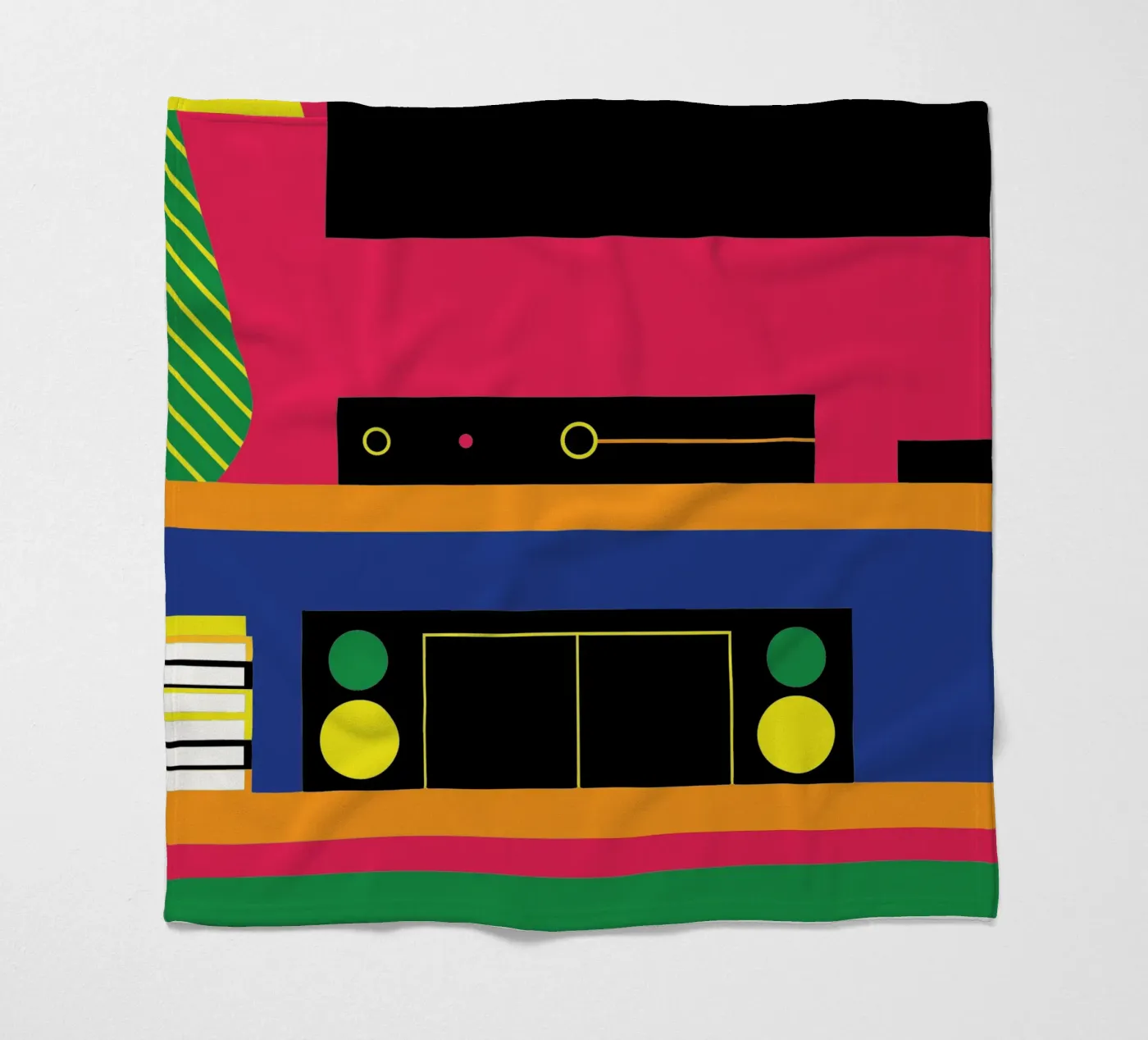 Audio System Fleecedecke von LOOK DIFFERENT