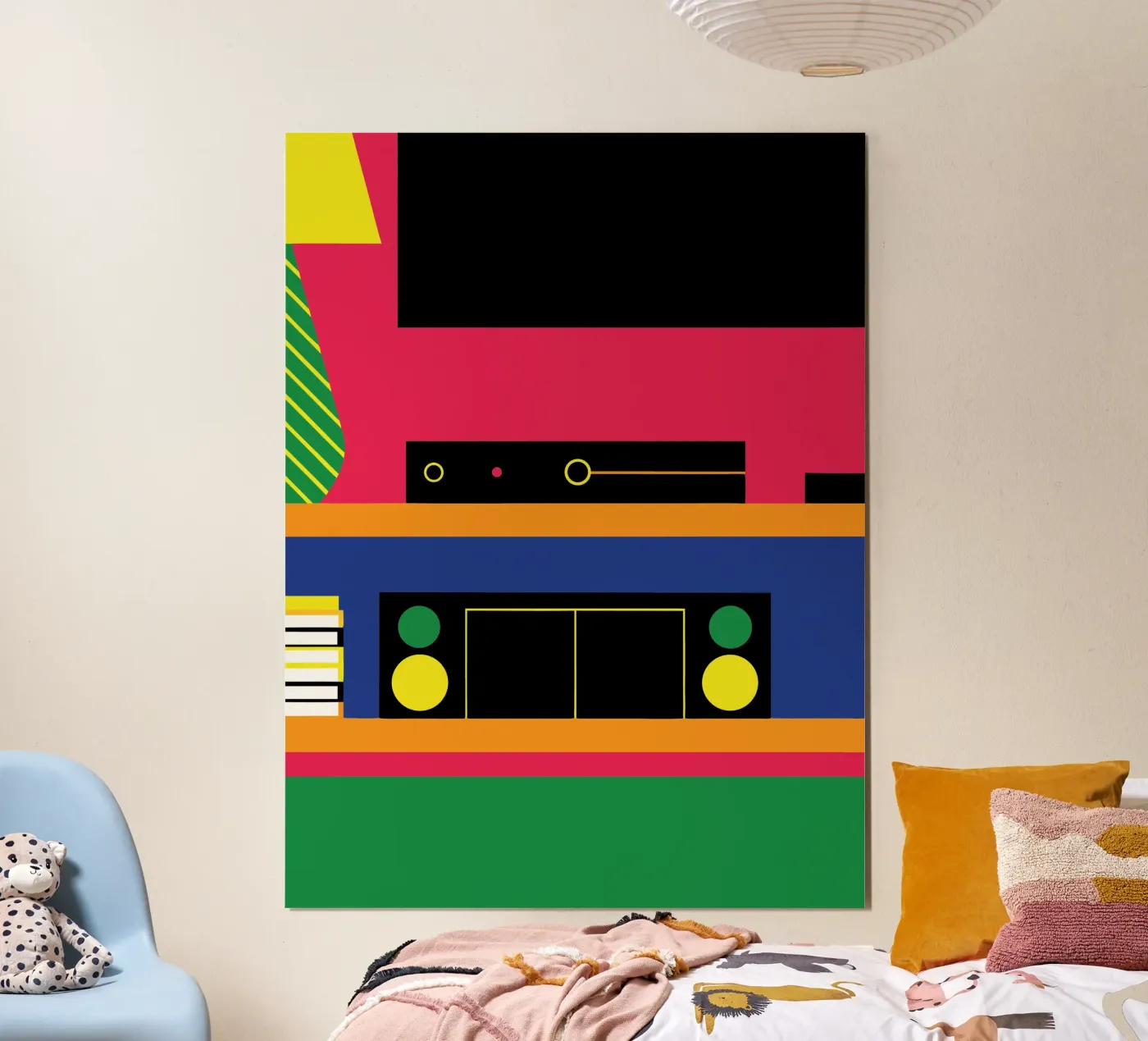 Audiosysteem poster van LOOK DIFFERENT