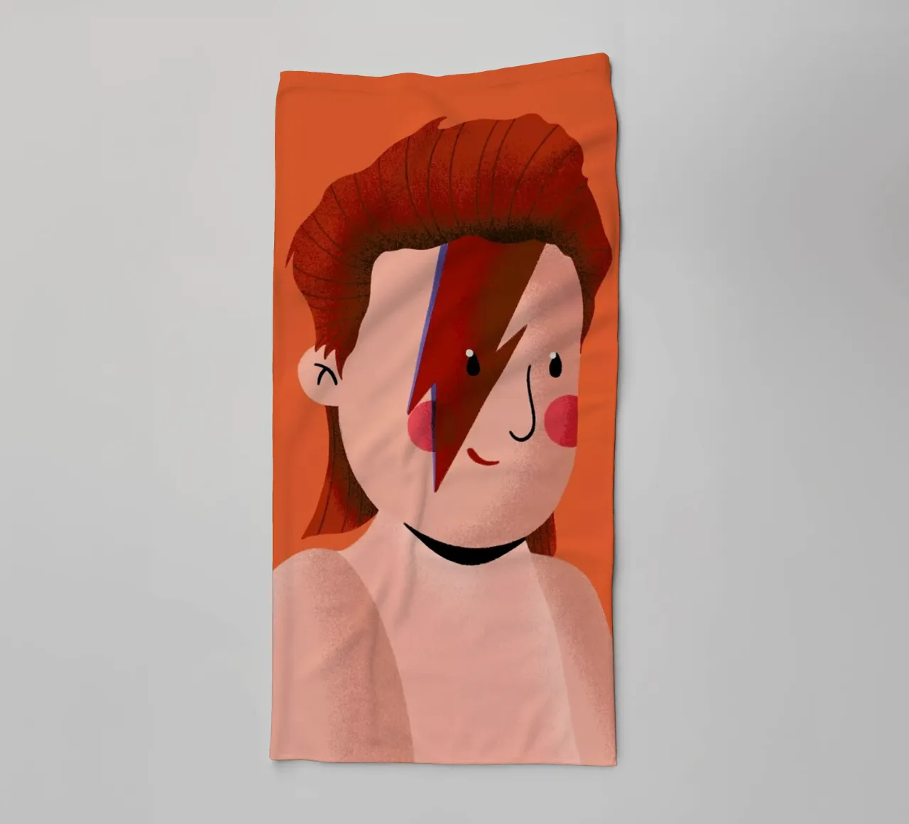 David Bowie Portrait asciugamano da bagno da Rafa Gomes