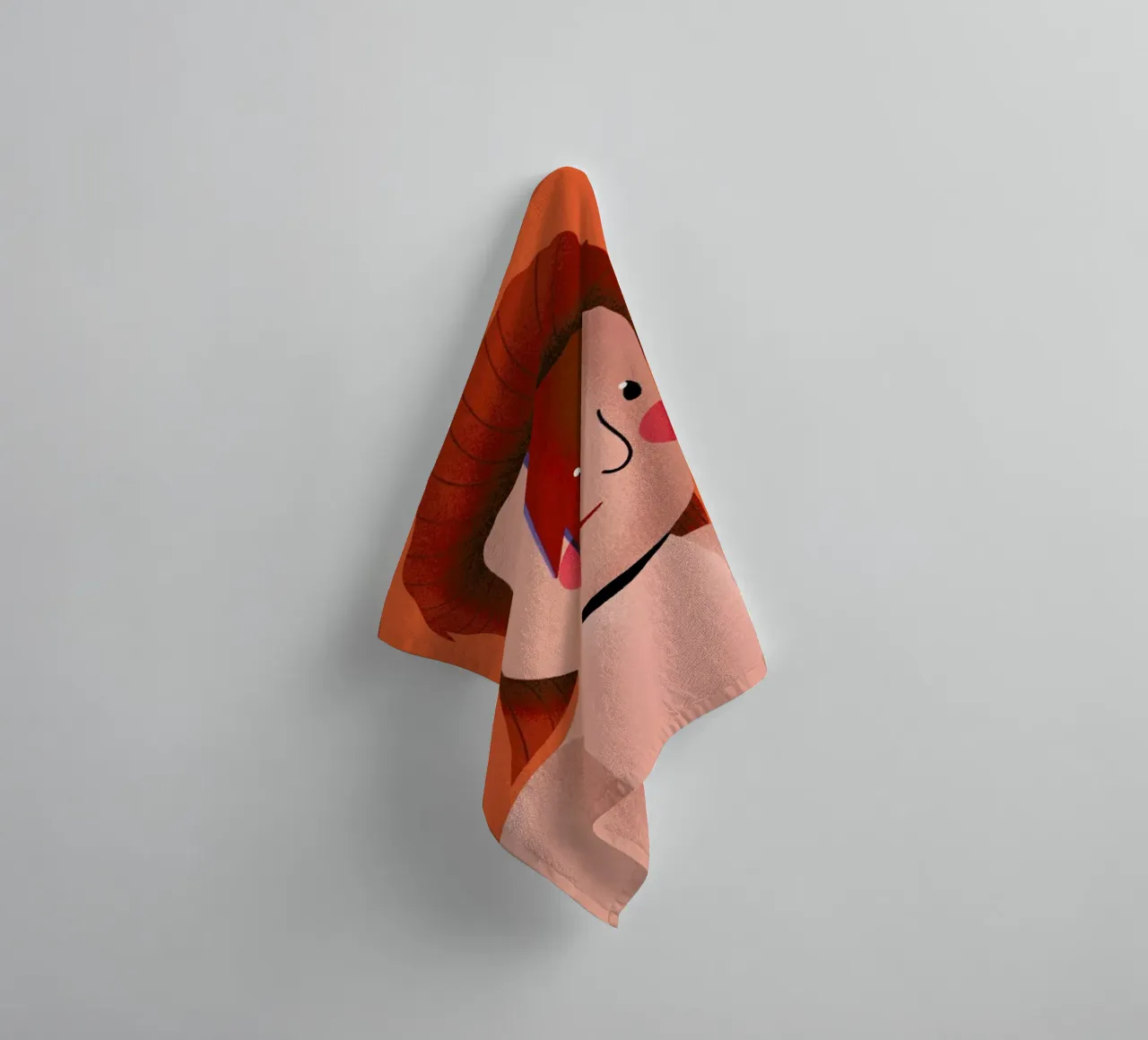 David Bowie Portrait asciugamano da bagno da Rafa Gomes