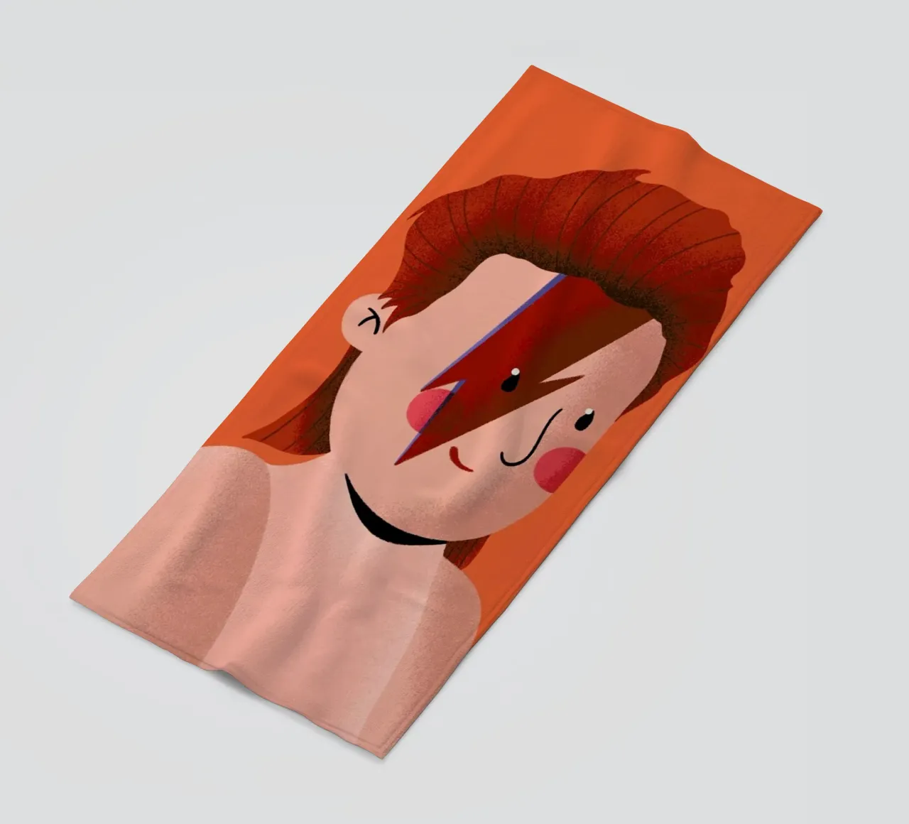 David Bowie Portrait telo mare da Rafa Gomes