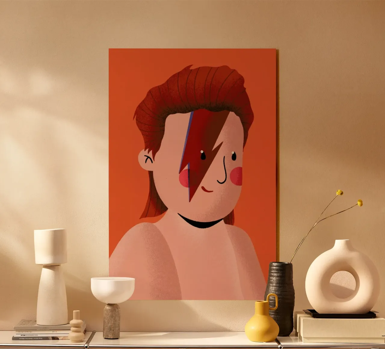 David Bowie Portrait plexiglass da Rafa Gomes
