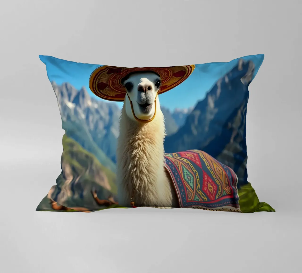 Lama con sombrero cuscino da Anita's Dream