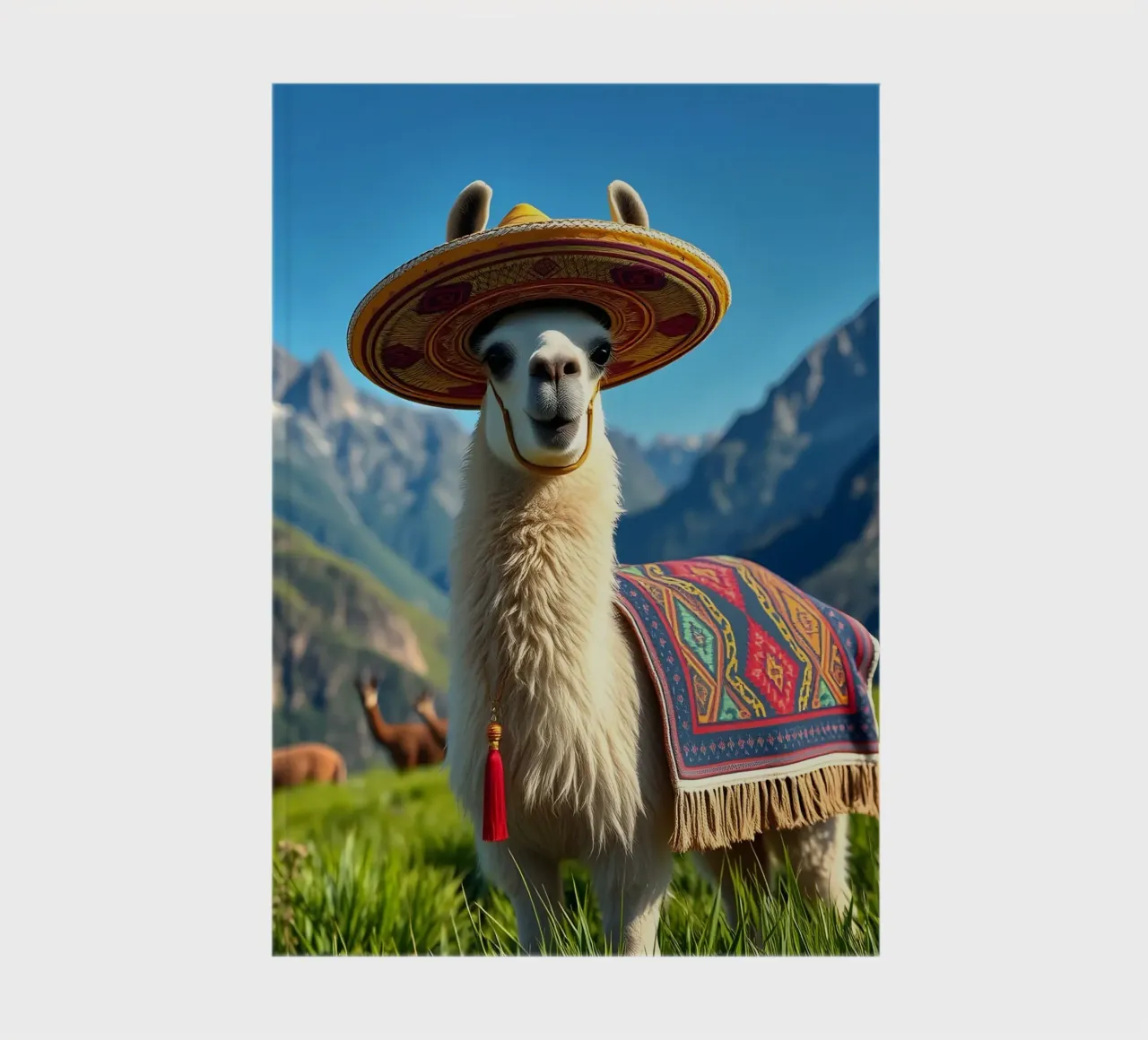 Lama mit Sombrero notebook by Anita's Dream