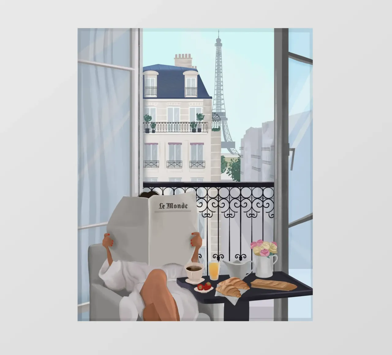 Paris Breakfast Fototapete von PetrArts