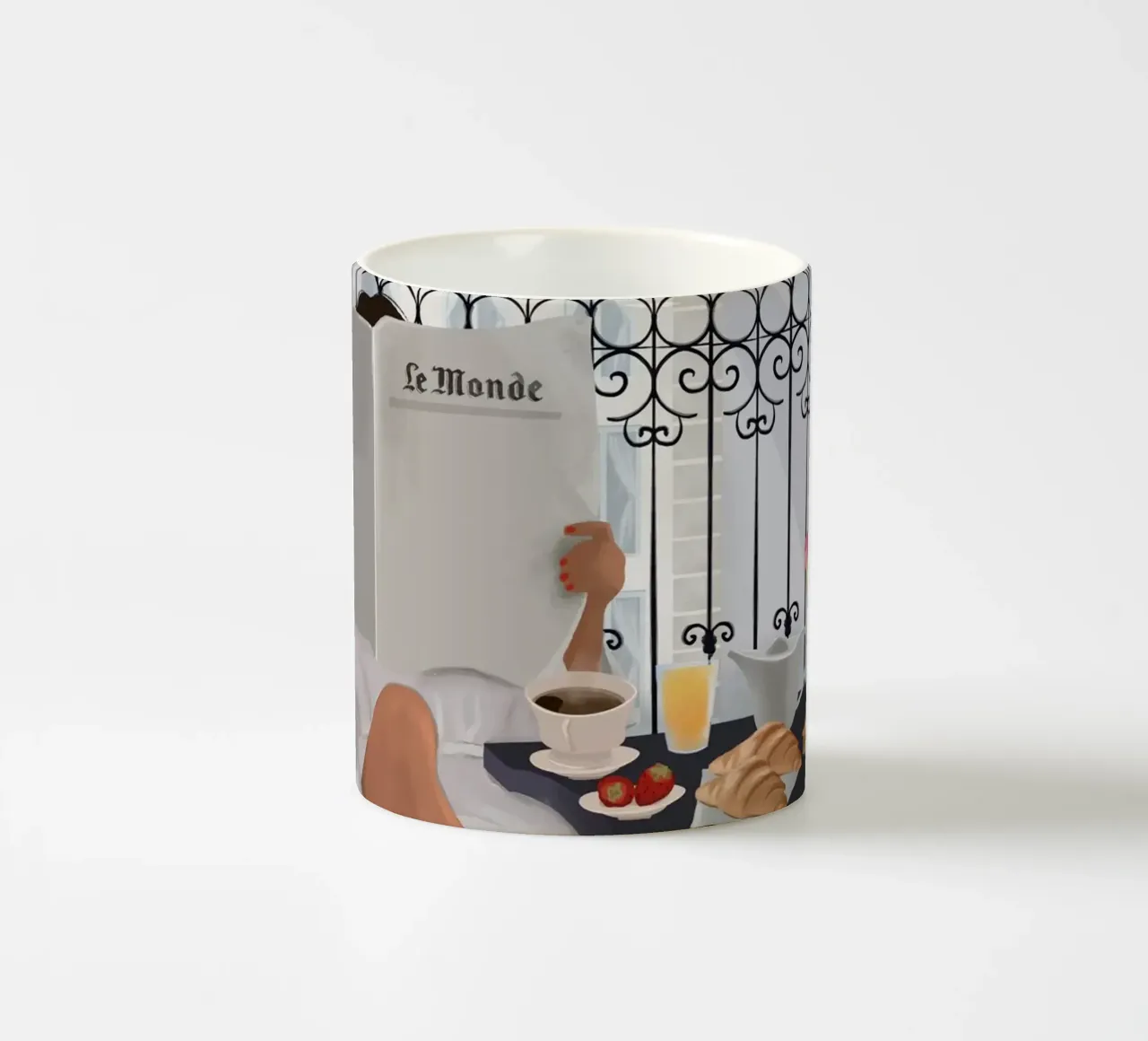 Paris Breakfast tazza in ceramica da PetrArts