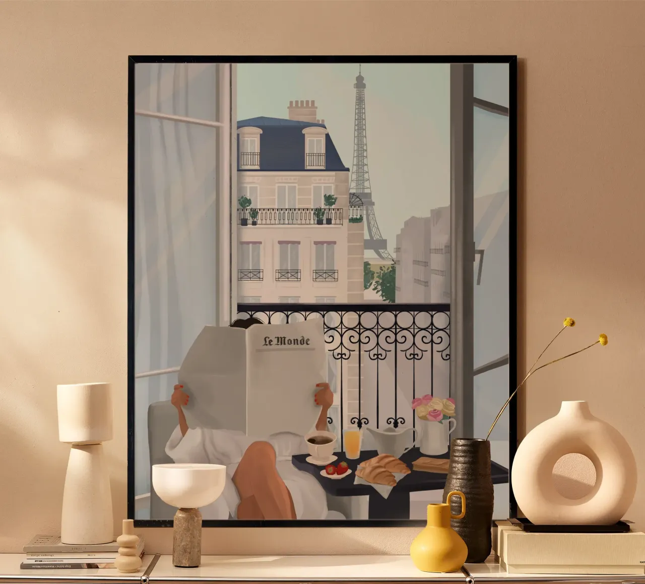 Paris Breakfast poster da PetrArts