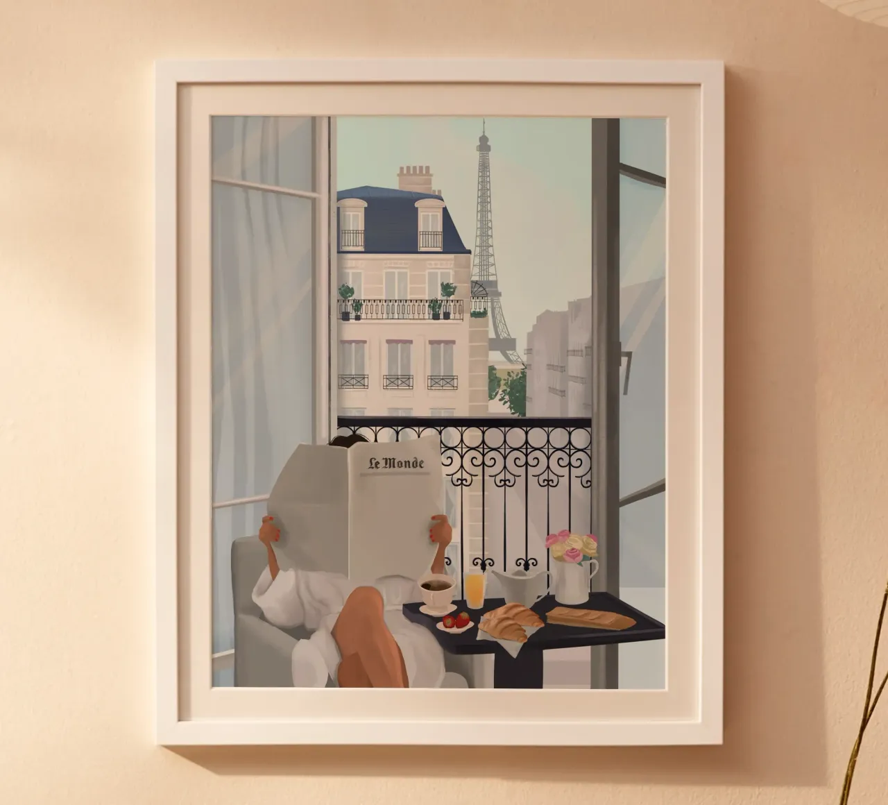 Paris Breakfast poster da PetrArts
