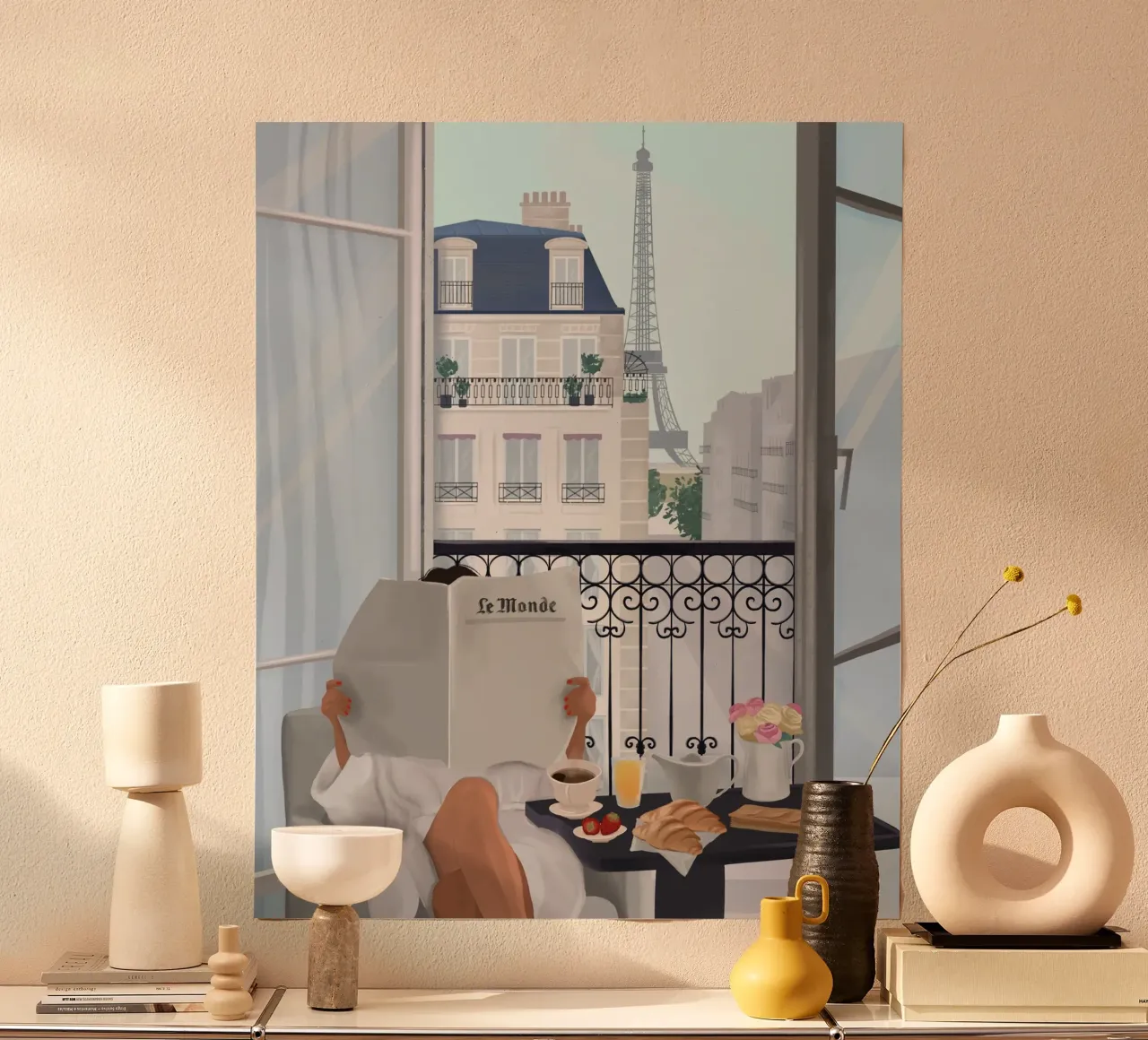 Paris Breakfast poster da PetrArts