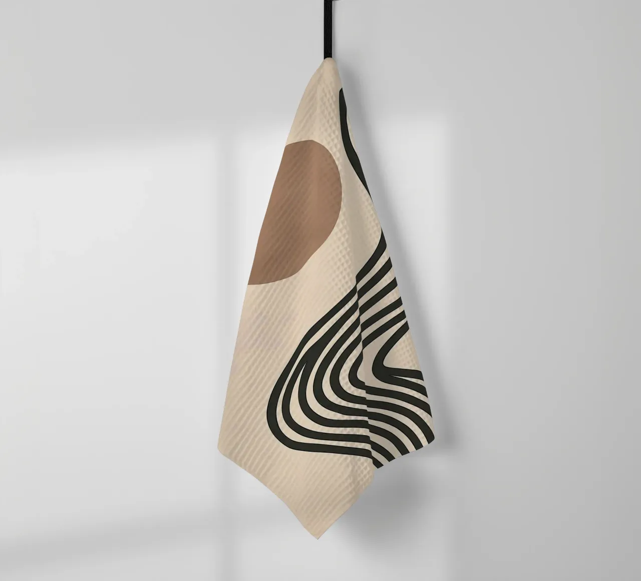 Zentuin Zonsopgang | Abstract Boho Grafisch theedoek van Autofocus