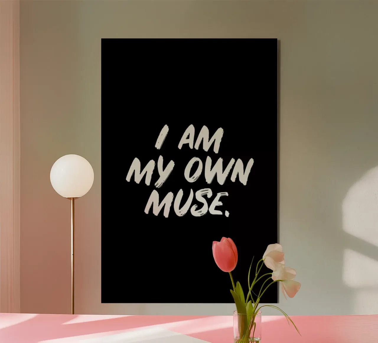 Own Muse alluminio dibond da typed
