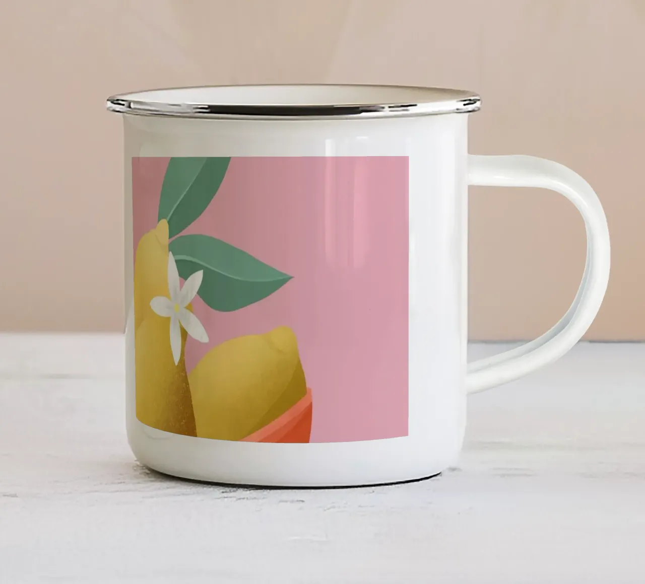 Citrus Bowl tazza in smalto da PetrArts