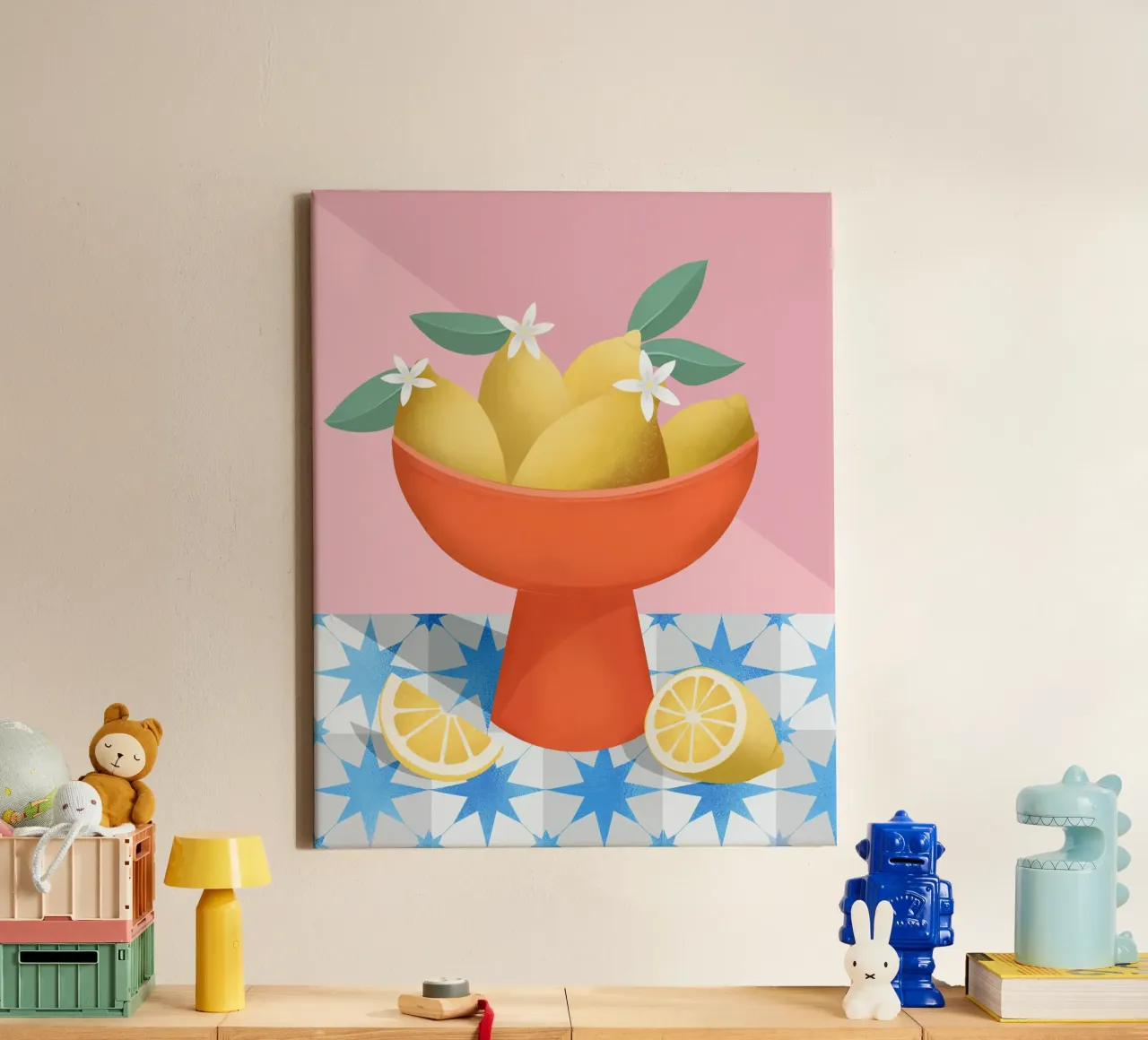 Citrus Bowl tela con Cornice a cassetta da PetrArts