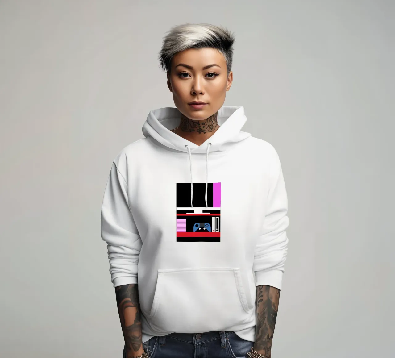 Gioco per console felpa con cappuccio da LOOK DIFFERENT