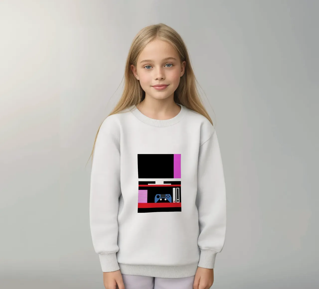 Console Game kids sweatshirt by LOOK DIFFERENT