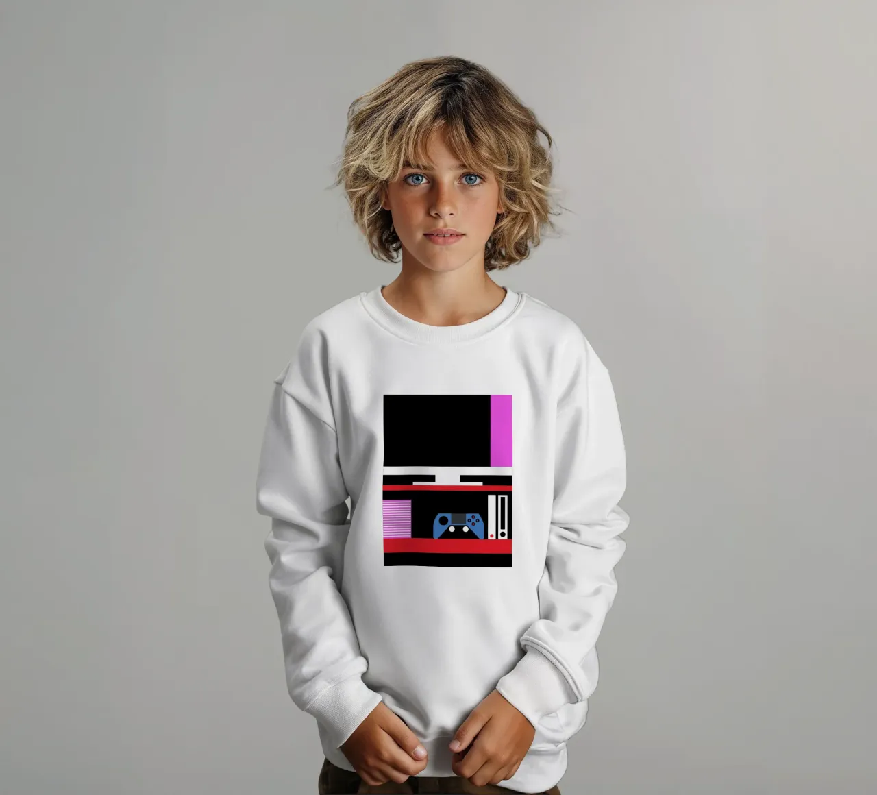 Gioco per console felpa bambino da LOOK DIFFERENT