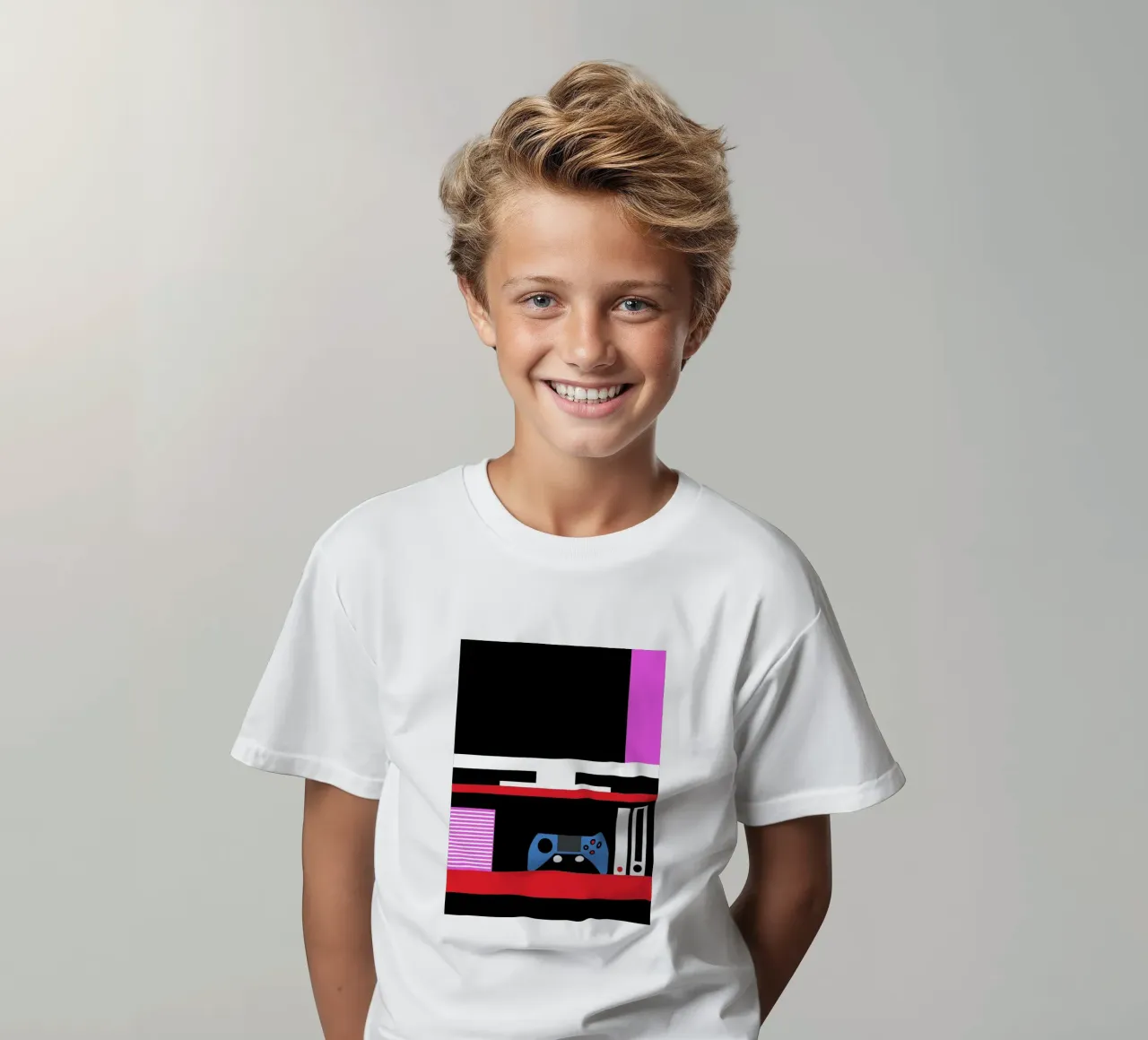 Gioco per console t-shirt bambini da LOOK DIFFERENT