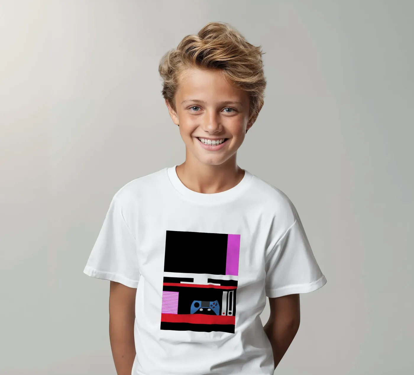 Gioco per console t-shirt bambini da LOOK DIFFERENT
