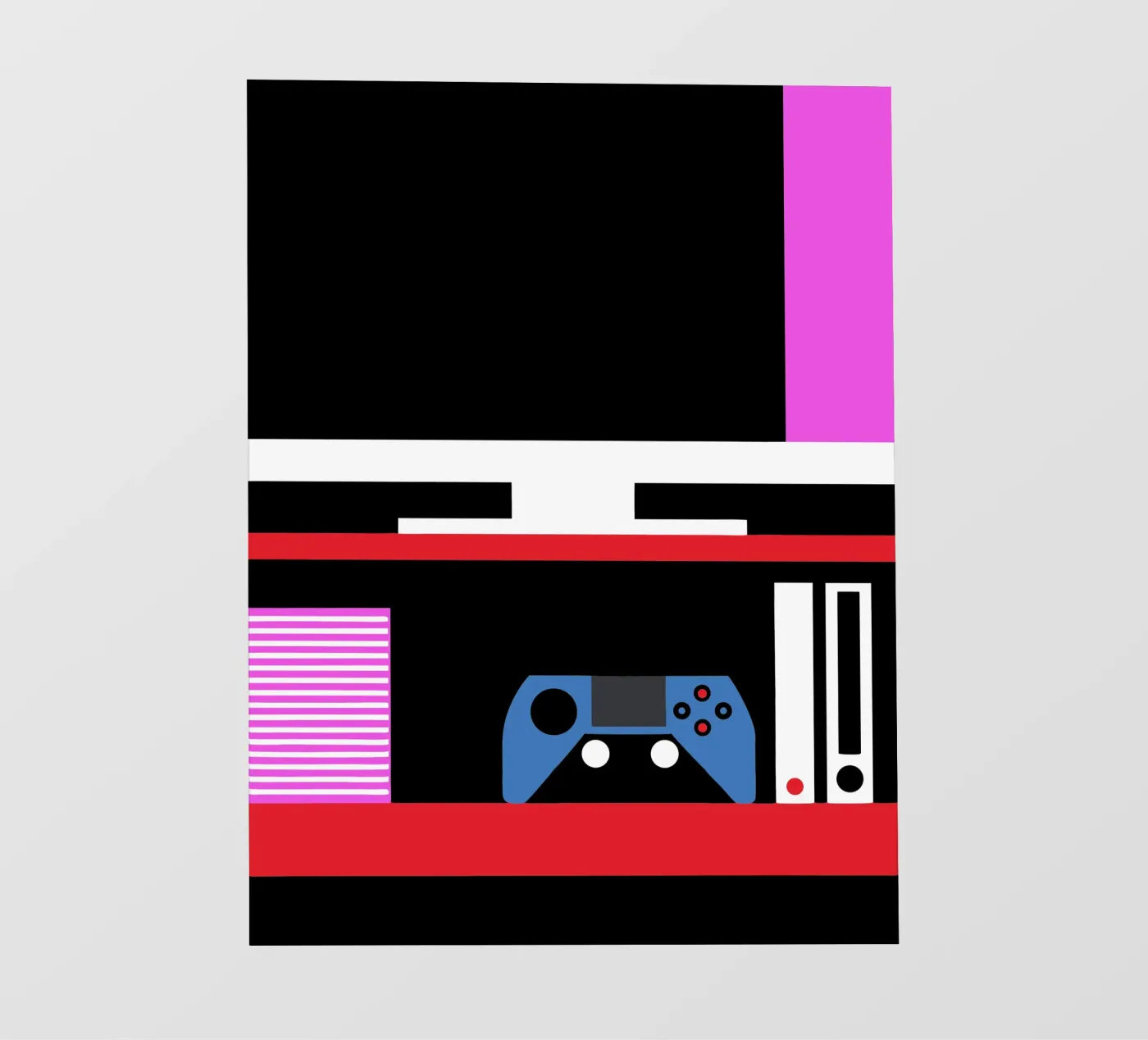 Console Game pellicola backlit da LOOK DIFFERENT