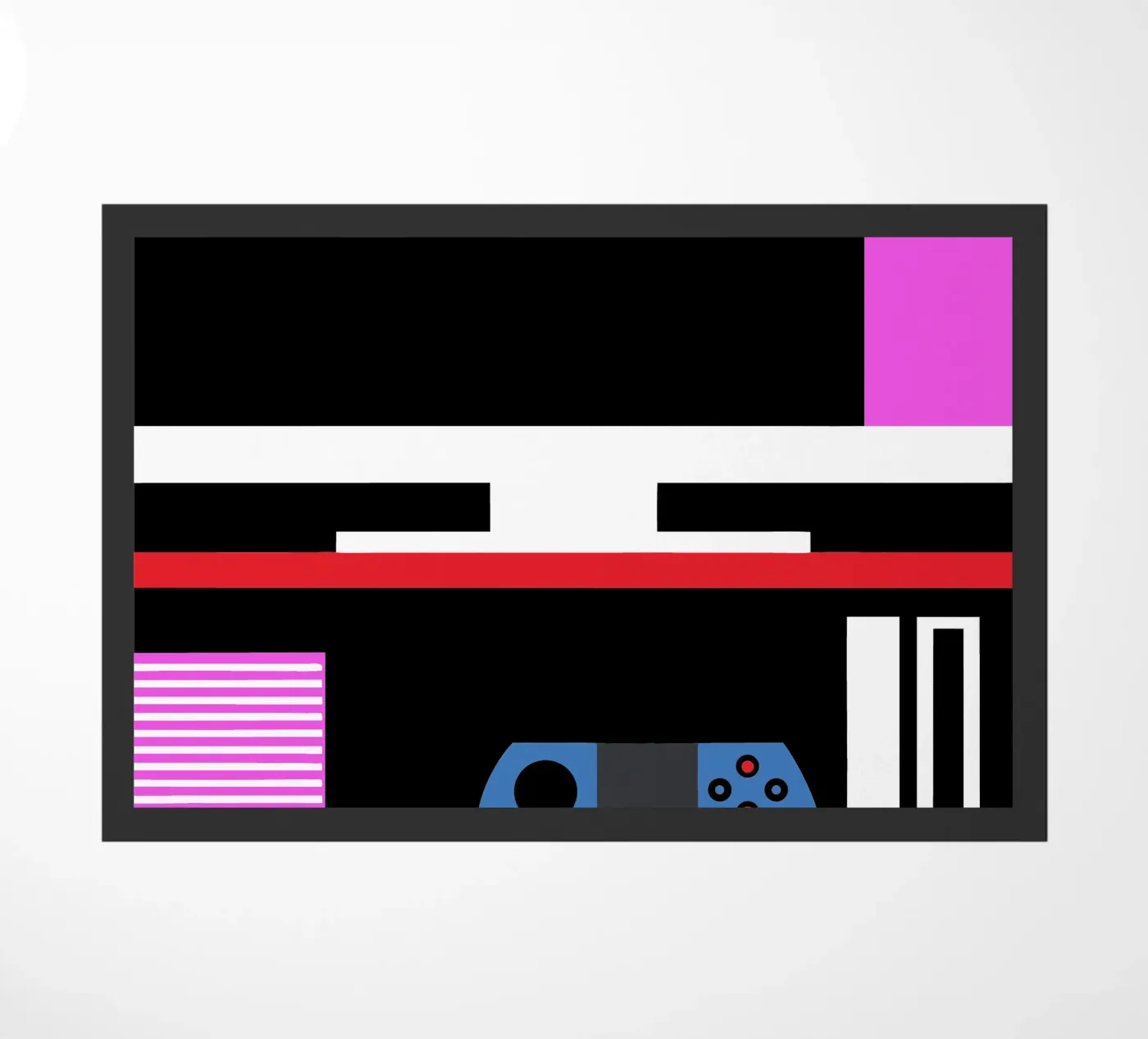 Console Game doormat by LOOK DIFFERENT