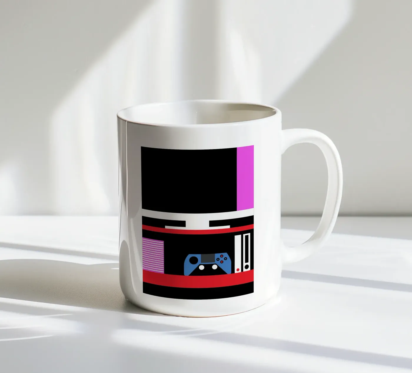 Console Game ceramic mug by LOOK DIFFERENT