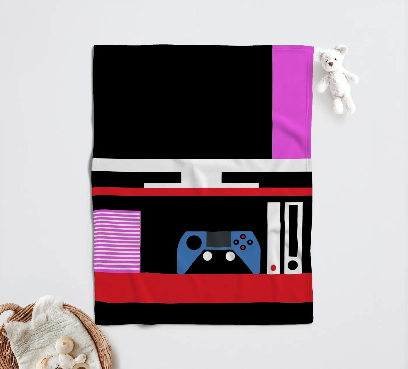 Gioco per console coperta in pile da LOOK DIFFERENT