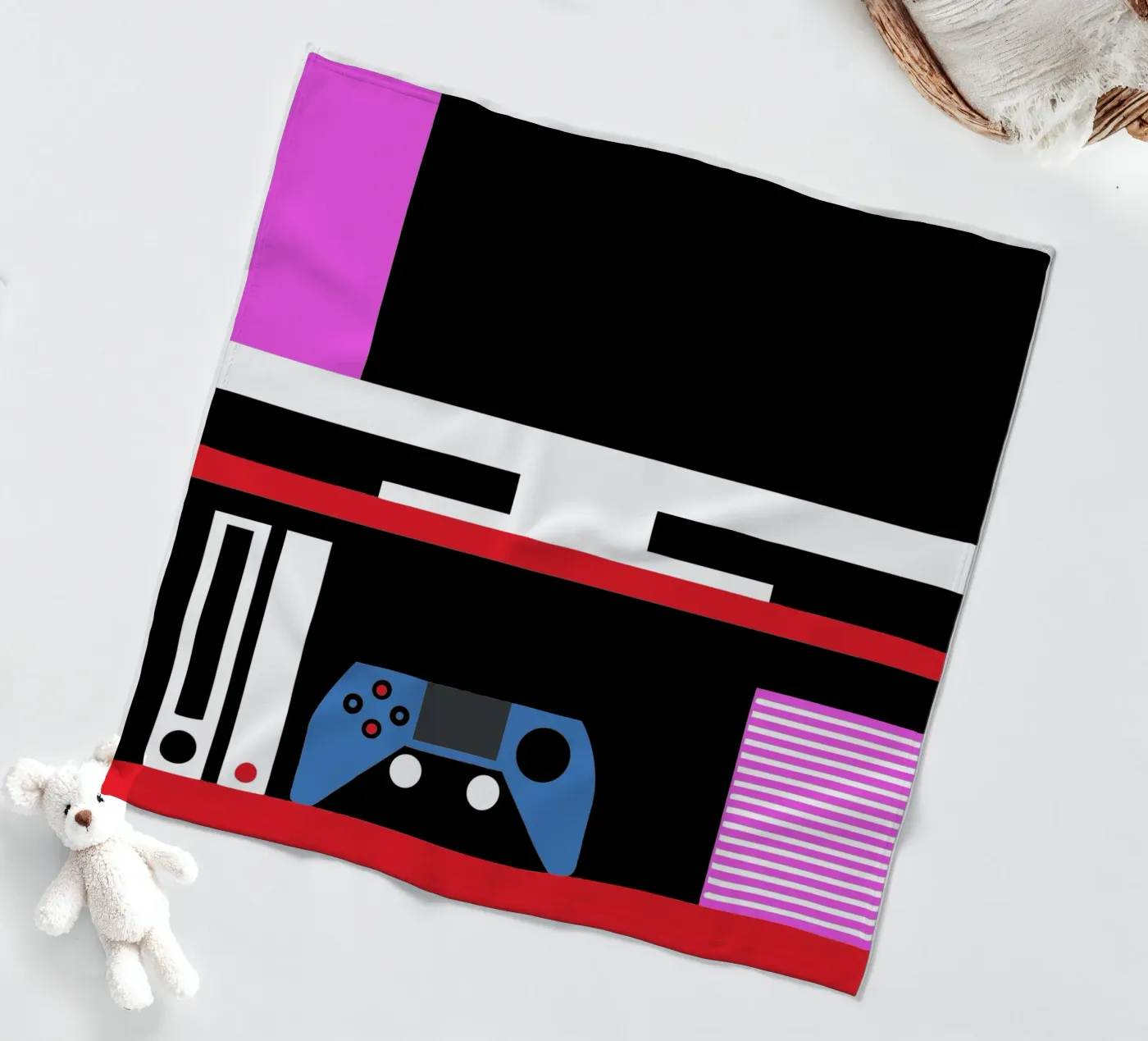 Gioco per console coperta in pile da LOOK DIFFERENT