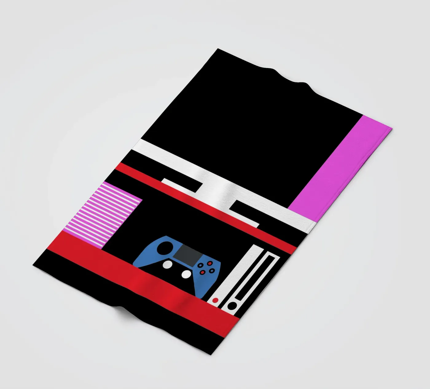 Gioco per console coperta in pile da LOOK DIFFERENT