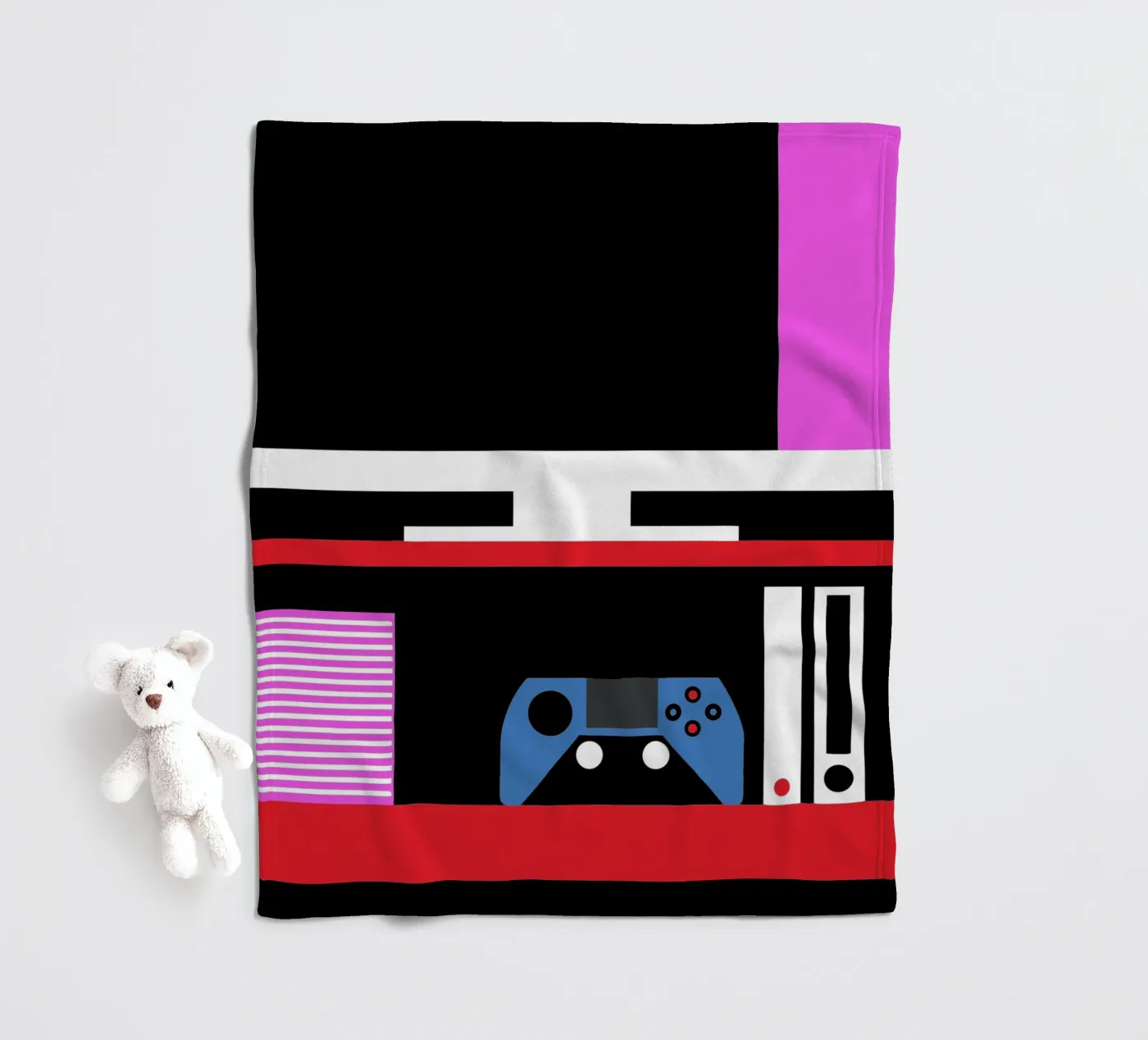 Konsole Spiel Fleecedecke von LOOK DIFFERENT