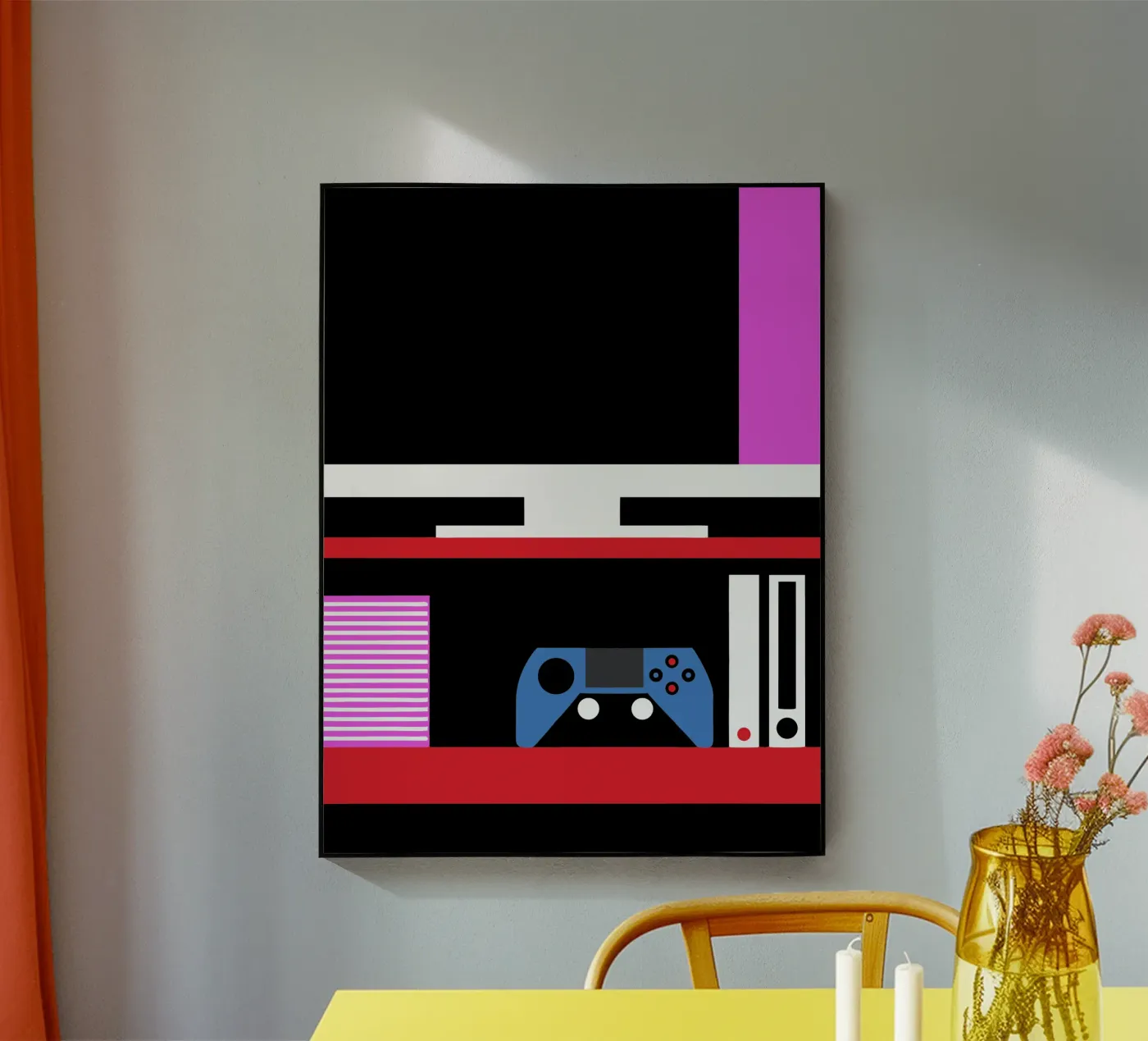 Console Game acrylic glass by LOOK DIFFERENT