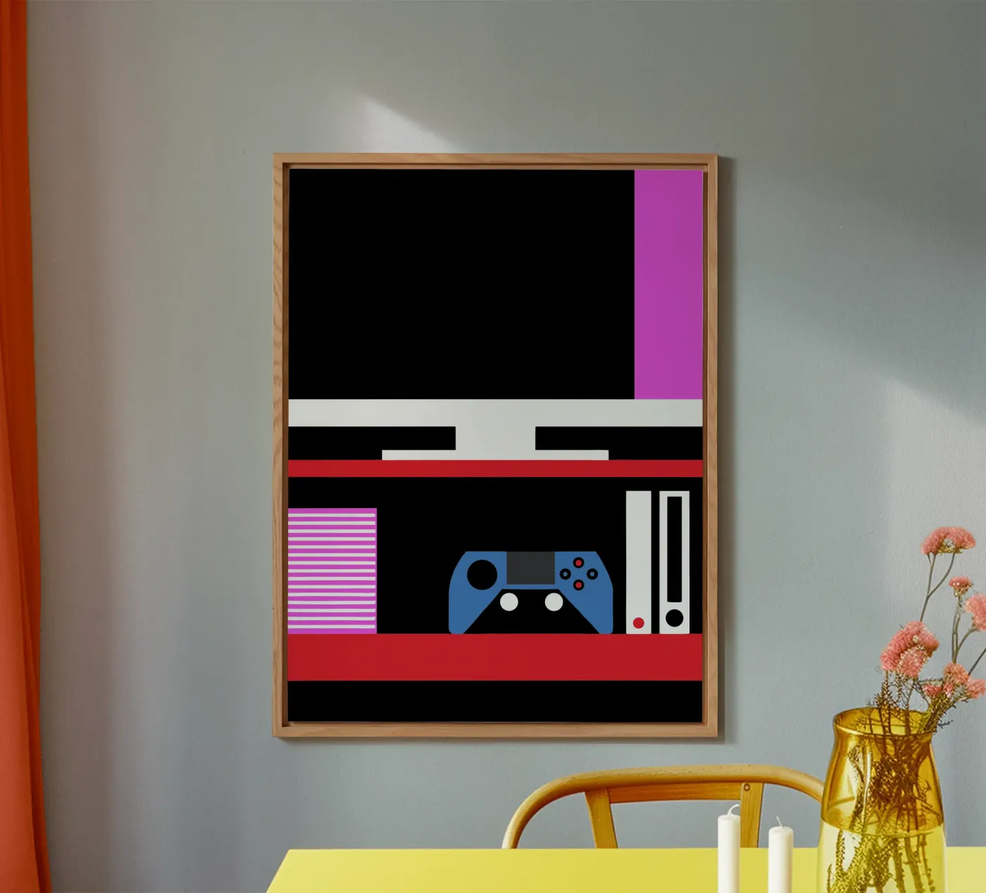 Gioco per console alluminio dibond da LOOK DIFFERENT