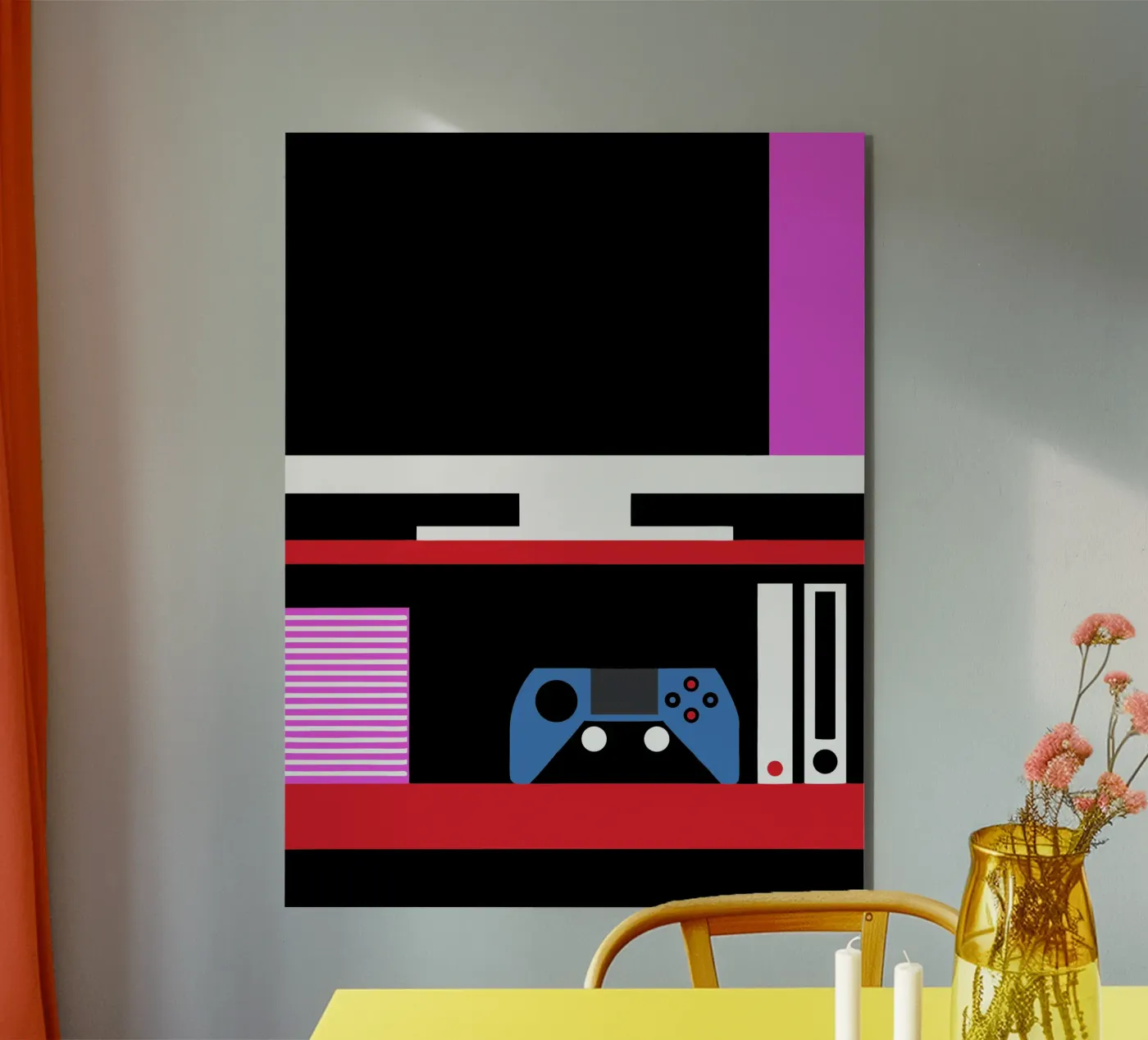 Gioco per console alluminio dibond da LOOK DIFFERENT