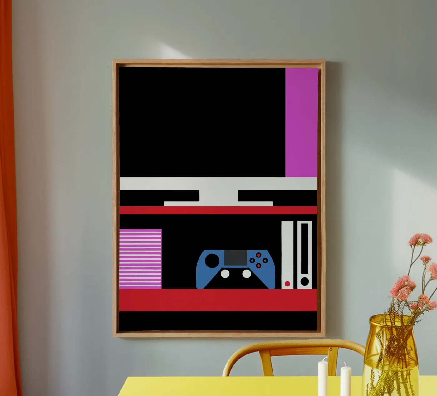 Console Game canvas by LOOK DIFFERENT