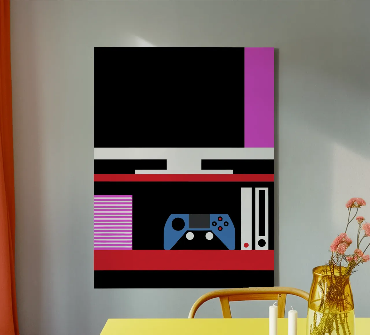 Console Game canvas by LOOK DIFFERENT