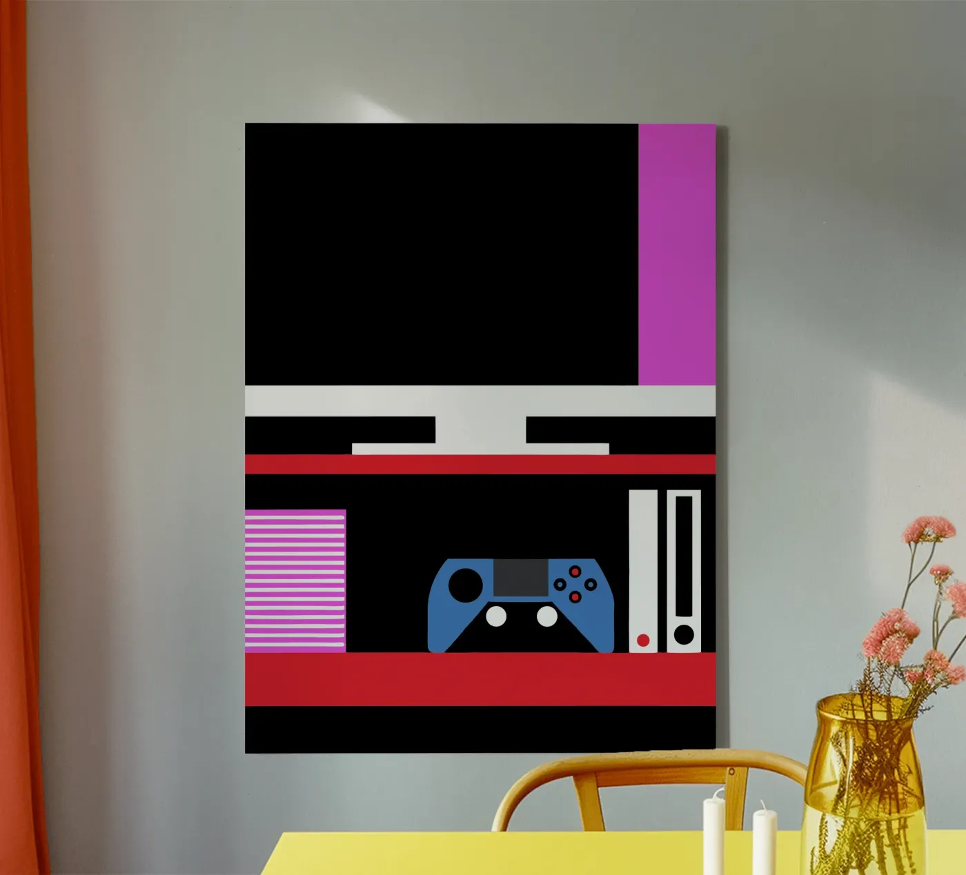 Console Game canvas by LOOK DIFFERENT