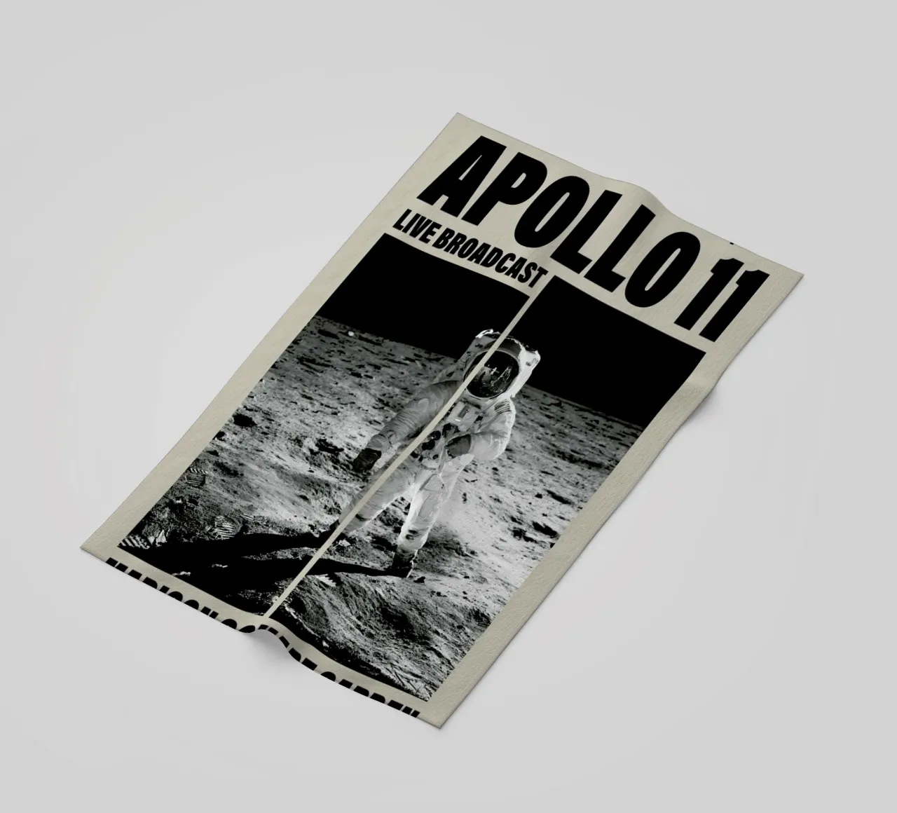 Apollo 11, Madison Square Garden telo mare da Vintage by JUNIQE