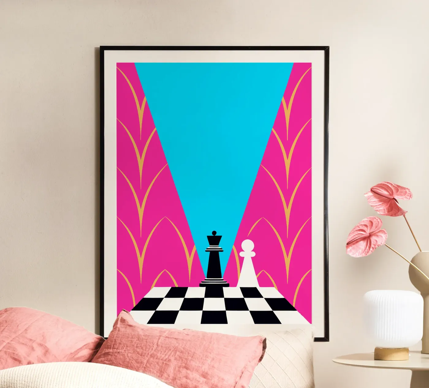 Schach Poster von LOOK DIFFERENT